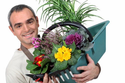 North Woolwich gardening team supporting recycling and sustainability